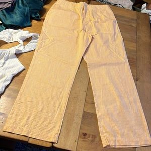 Free People Kate gingham pants🍄NWOT
